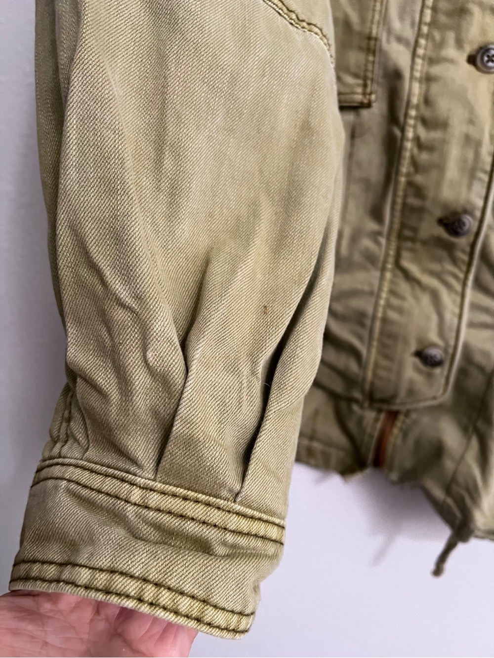 #1768 Free People Seize the Day utility jacket Large - Picture 6 of 7